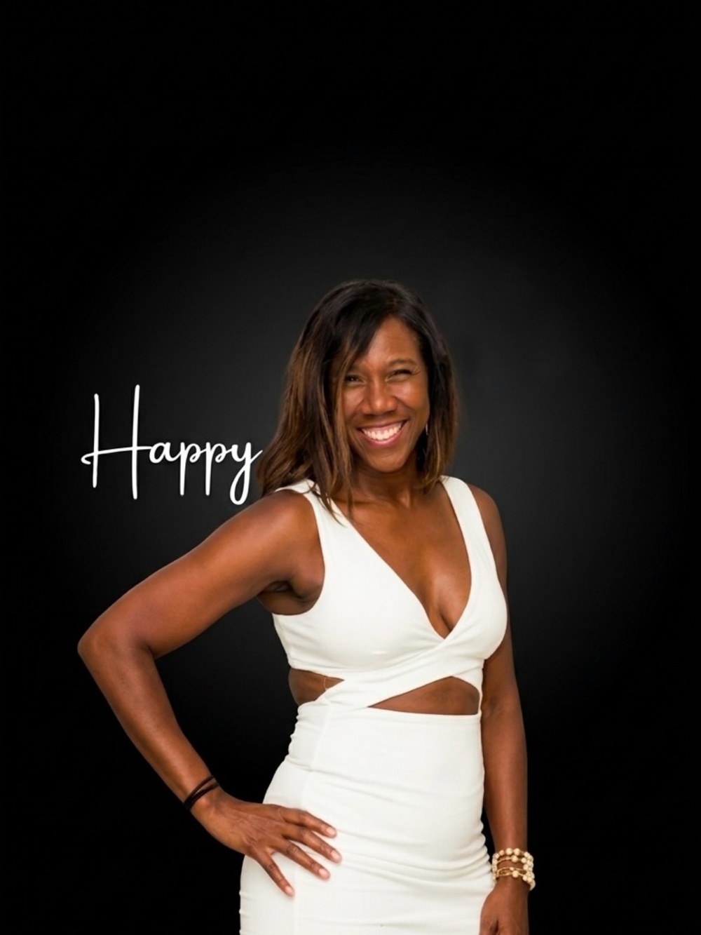 LULU'S White Divide & Contour Ribbed Cutout Bodycon Midi Dress Size L